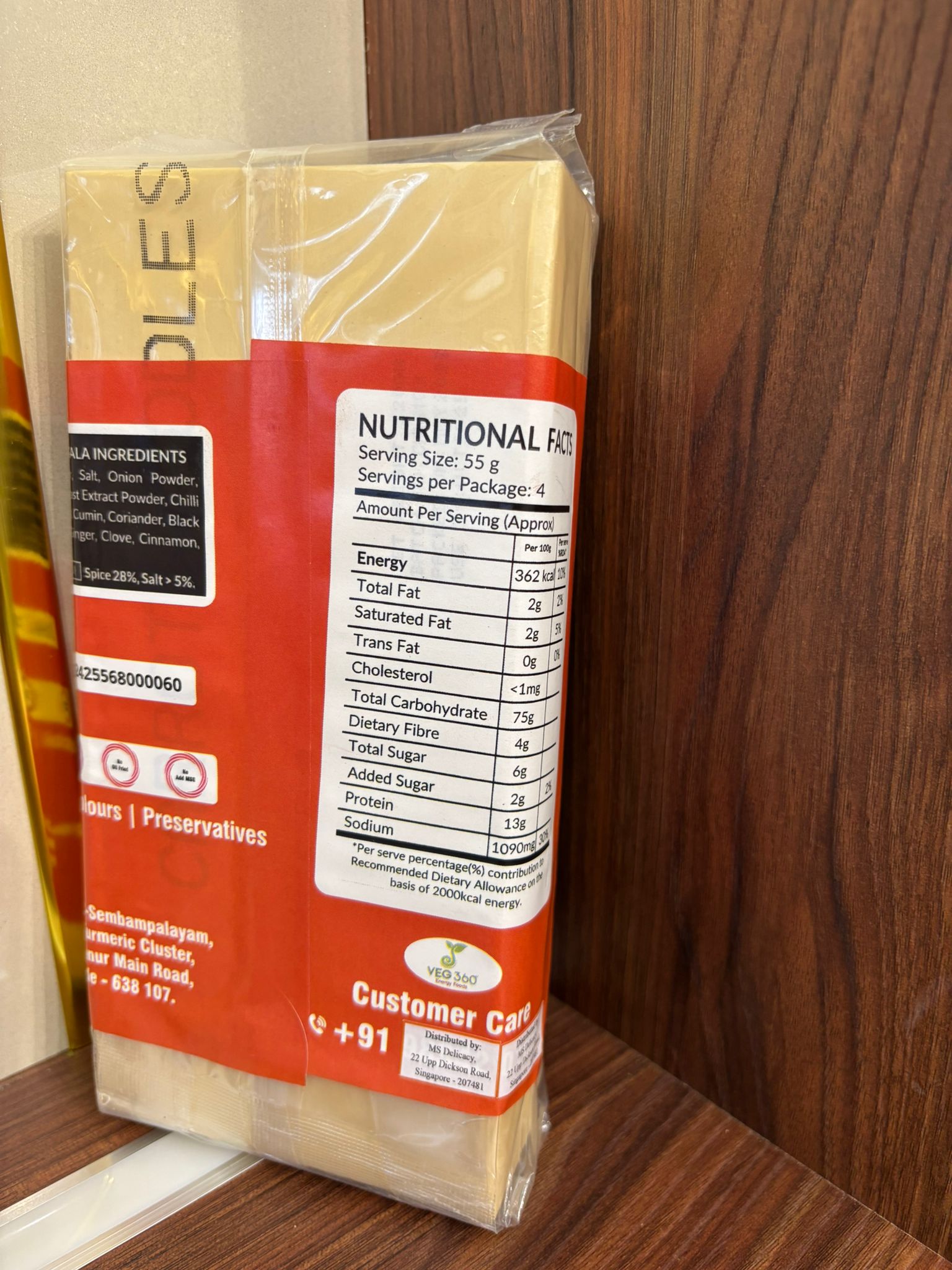 Carrot Wheat Noodles