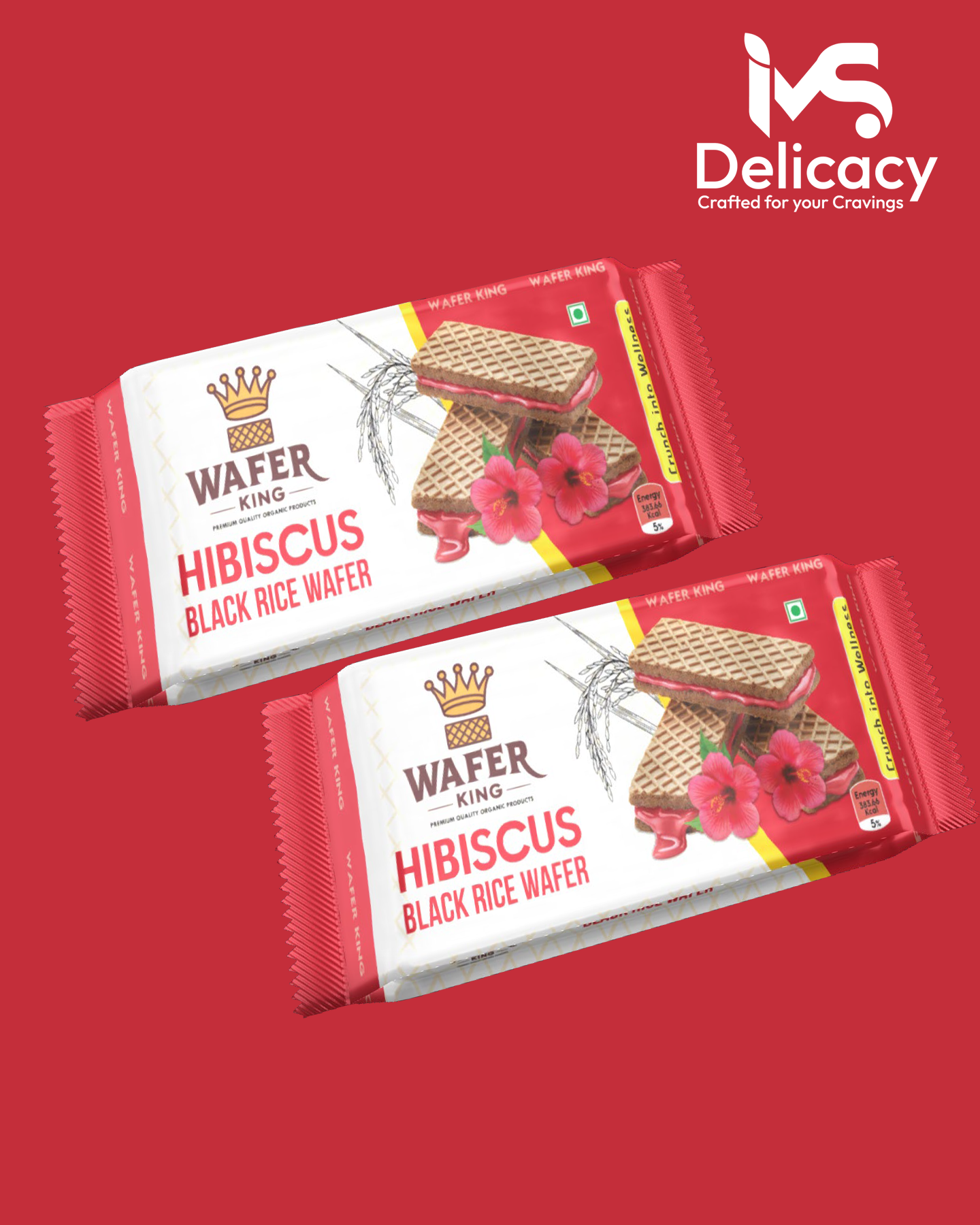 Hibiscus Black Rice Wafer